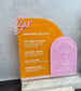 Double Arch Bar Menu with 3D Cutout writing