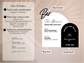 Double Arch Bar Menu with 3D Cutout writing