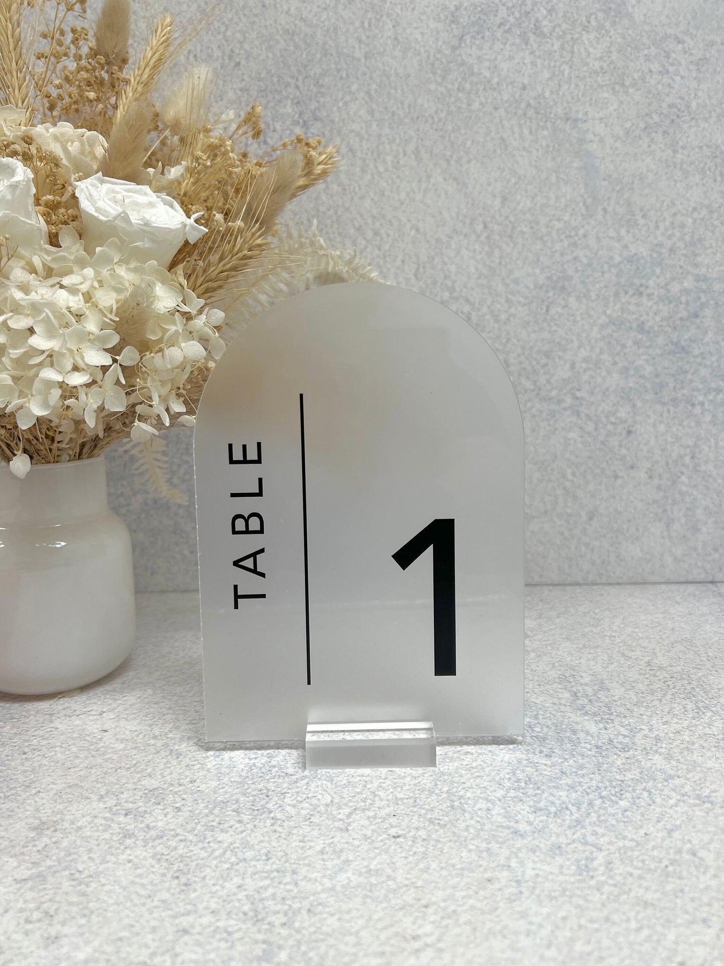 Arch Table Number - Avenir