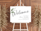 Welcome Sign - Foam Print - Wedding