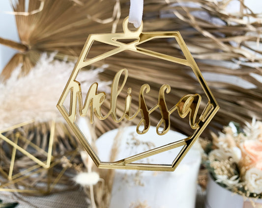 Geometric Ornament - Custom Name